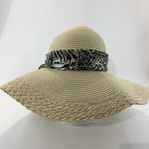 Shade Shack animal print ribbon flooy hat - Picture 4 of 5